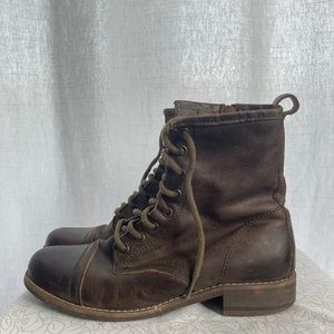 Steve Madden Troopa Leather Boots